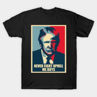 Never Fight Up ill me boys Funny Trump 2024 saying T-Shirt